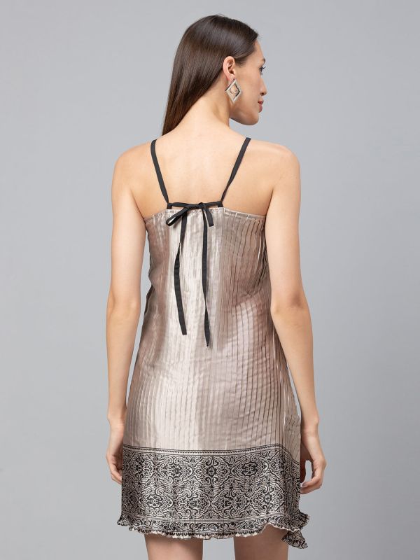 Globus Grey Printed Dress