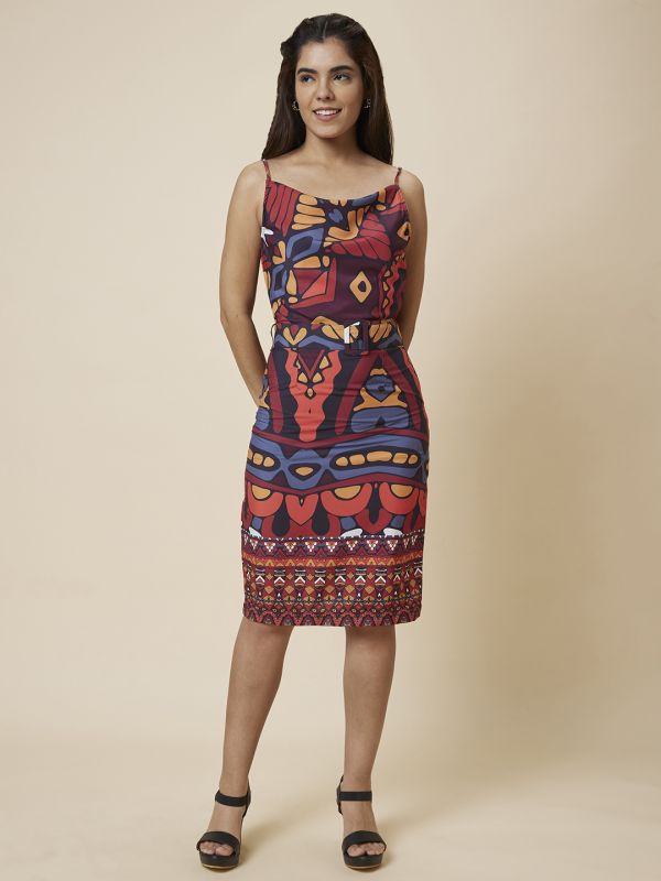 Globus Women Multi Printed Sheath Dress