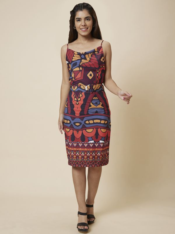 Globus Women Multi Printed Sheath Dress