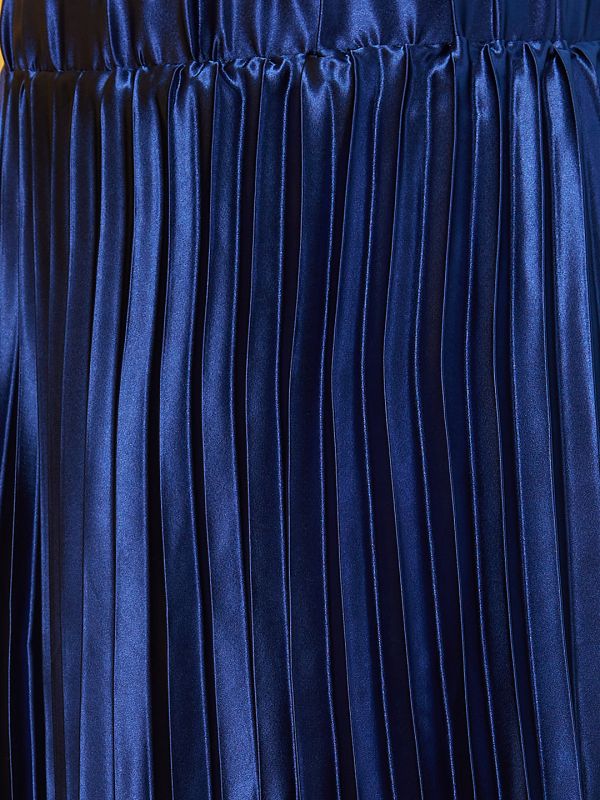Globus Women Blue Flared A-Line Party  Skirt