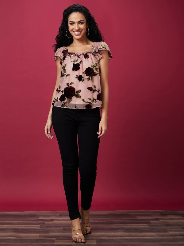 Globus Women Multi Colour Floral Print Top