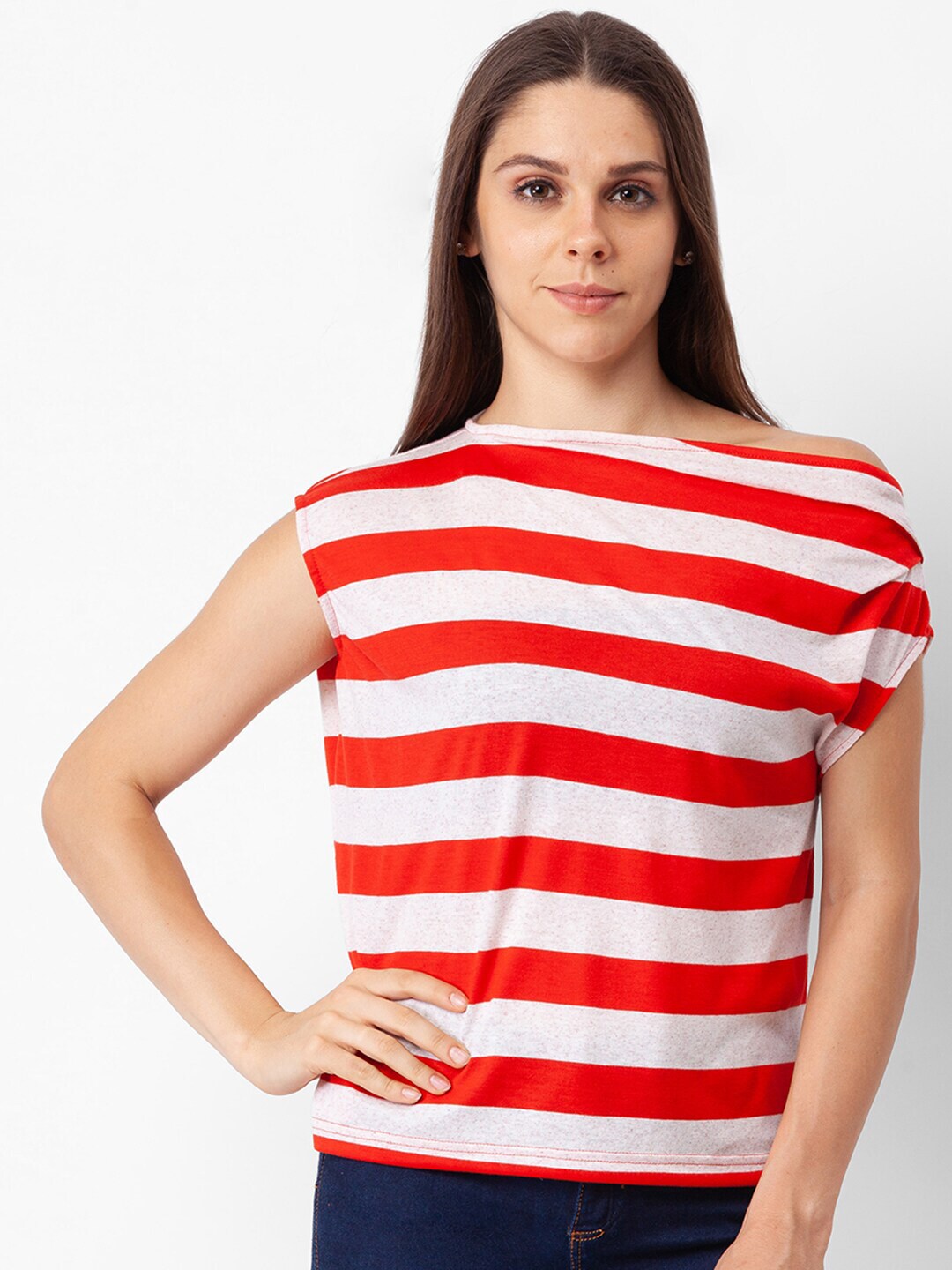 Globus Red Striped Top