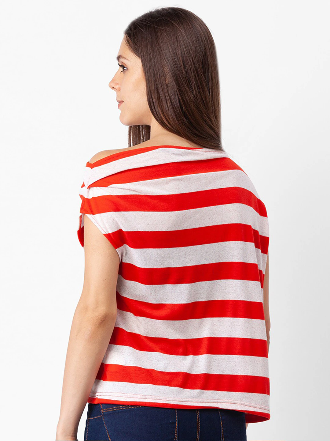 Globus Red Striped Top