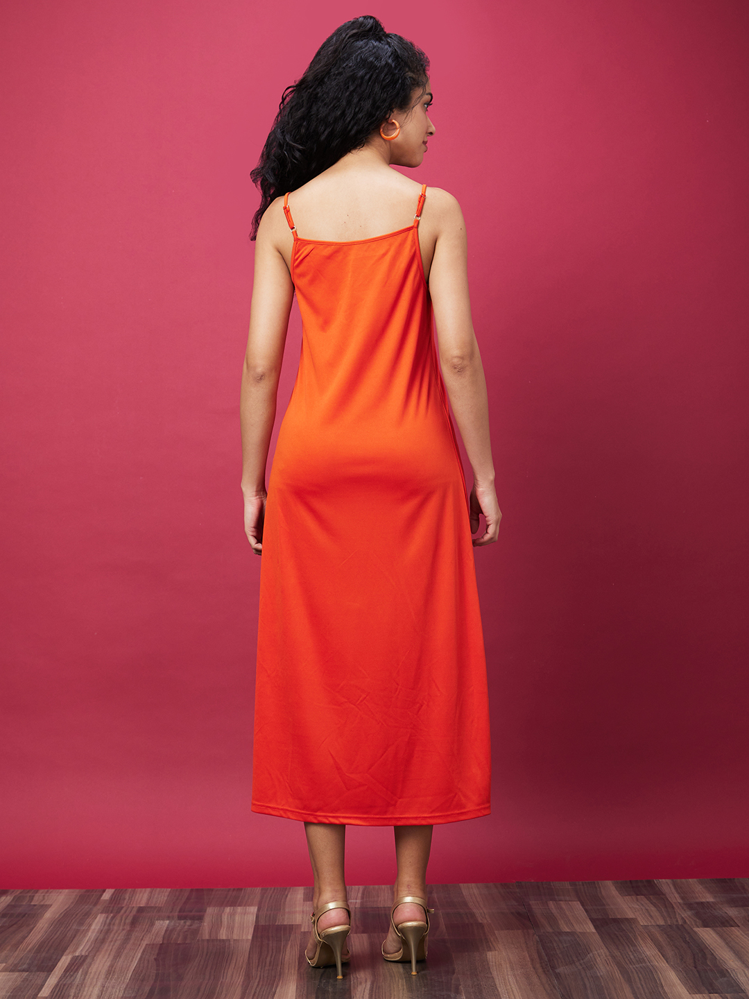 Globus Women Multi Printed Casual Tie-Up Neck Maxi Dress